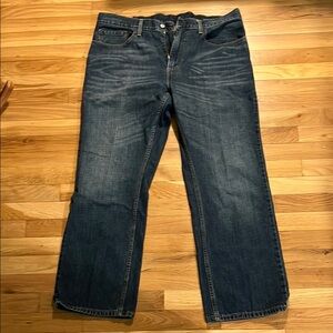 Levi's Blue Relaxed Fit Jeans with Vintage Wash